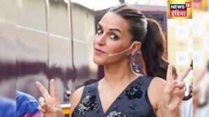 Neha Dhupia’s fun on the set of Roadies, shared cute video with children